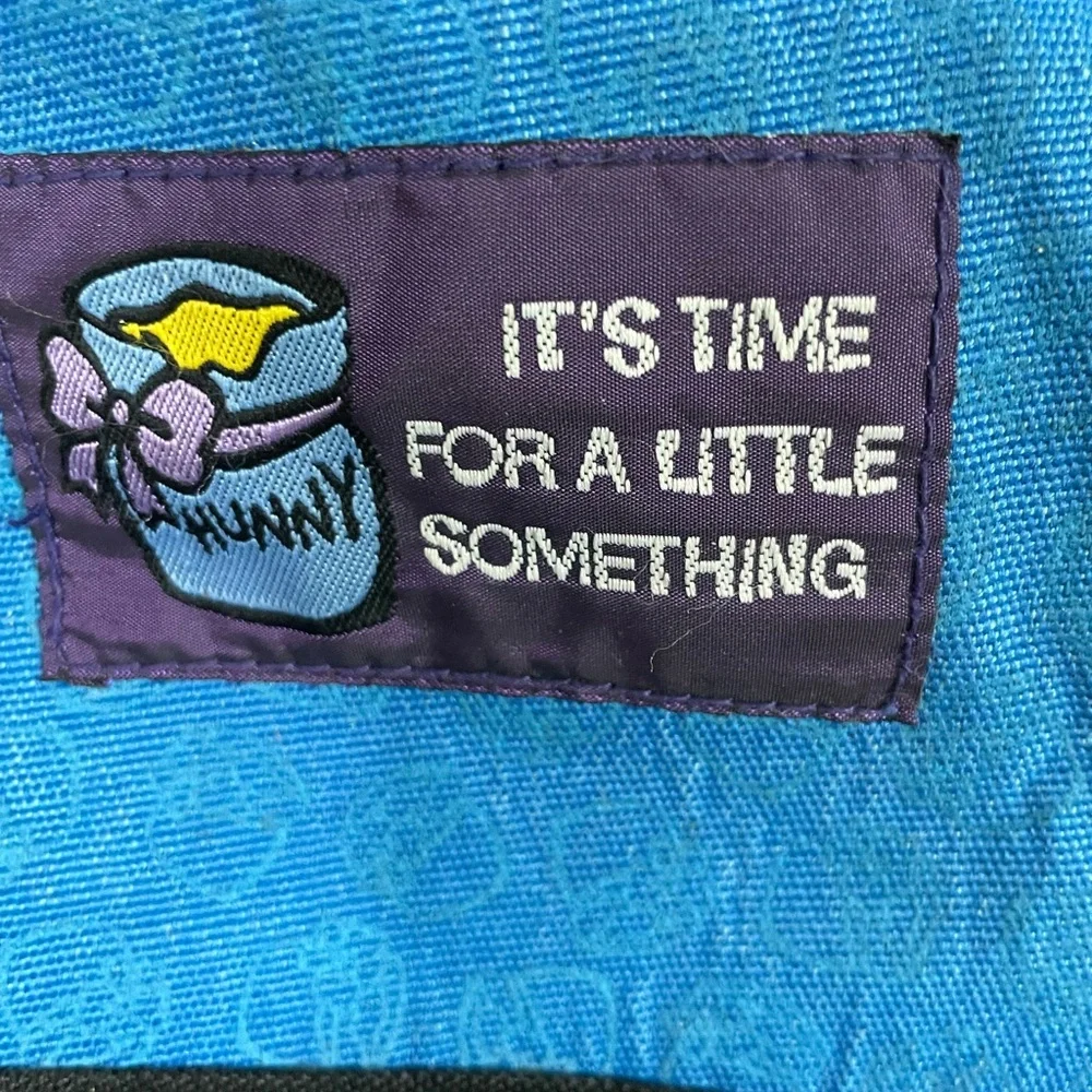 Winnie the Pooh Kids Backpack Vintage embroidered Disney Blue - Picture 4 of 9